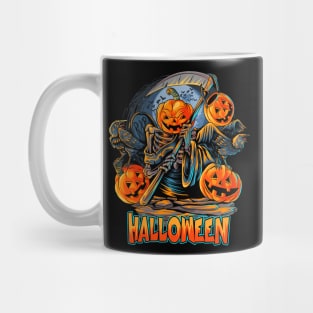 Halloween pumpkin monster Mug